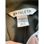 Athleta  Women's Tall Plus Size 14 Green High Rise Dress Pants Photo 3