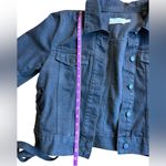 & Other Stories & Other Stories Black Crop Denim Jacket Tie Waist Size 6 Photo 9