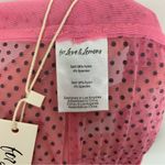 For Love & Lemons NWT  Kiara Mesh Rhinestone Pink Biker Shorts Size Large Photo 7