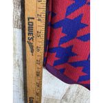 Nike ‎ Women’s Size S Houndstooth Knit Leggings Red Blue Geometric Athletic Photo 11