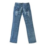 Miss Sixty Y2K  Marla Jeans Low Rise Light Wash Denim Splatter Women's Size 28x32 Photo 2