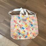 NWT Cath Kidston oversized cotton shopper beach bag in print sunbather sand Photo 0