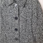 J.G. Hook Vintage 1980s Black and White Tweed Peacoat Twee Size 4Petite Photo 2