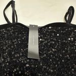 Allegra K Women’s Sequined Velvet Cami Crop Top Sz XS Extra Small Club /Party Photo 7