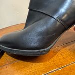 TOD'S Gomma Ankle Leather Boots Black Gold Buckle Sz EU40 Photo 11