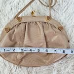 Susan Gail Vintage Cream/Tan Snakeskin Crossbody Purse Photo 3