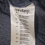 Naketano  Womens Navy‎ Blue Star Print Hoodie Large Photo 5