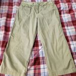 Jamaica Bay stretch size 6 neutral green capri Photo 0