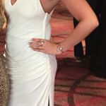 White Keyhole Dress Photo 1