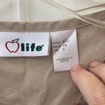 FINAL MARKDOWN Ladies life scrub top small Tan Photo 2