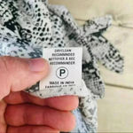 Anthropologie Bl-nk London Imanio Snake-Printed Shirtdress Size XS NWT $168 Photo 12