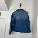 Cider Embroidered Logo Blue Washed Denim Button Down Shirt Size XL Photo 8