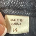 Coldwater Creek  Blue Dark Denim High Waist Straight Leg Jeans Size 14 Photo 3