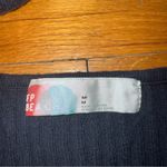 Free People FP BEACH by  Ribbed Daphne Top Black Medium Photo 3