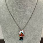 Hand Crafted Vintage Native American Seed Bead Necklace Photo 1