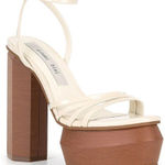 Sergio Rossi Gianni Bini, the Parrish Patent Strappy Platform Sandals Photo 0