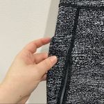 Lululemon Pace Perfect 7/8 Tight Pants Sz 6 Black White Sculpt High Rise Legging Photo 4