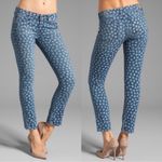 Paige Y2K  White Rose Skyline Ankle Peg Jeans Size 27 Photo 1