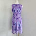 American Vintage Vintage Y2K Studio I Lilac Blue Floral Sleeveless Lined Midi Dress 14 Photo 6