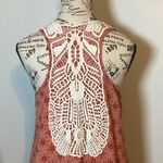 Miami SUMMERTIME HI-LO RACERBACK DRESS W/COTTON CROCHETED DETAILS SIZE MED Photo 8