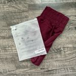 Lefter Shorts High Waisted Running Shorts Red Size M Photo 3