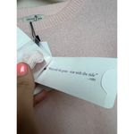 Halsbrook Cortland Park Saint Tropez Beige Cashmere Swing Sweater NWT Sz. M Pink Size M Photo 4