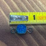 925 Sterling Silver Australian Blue Opal Connector Charm – Bracelet Link Repair Photo 2
