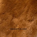 Free People $168 Faux Fur Furry Bomber Jacket Terracotta Golden Brown Size S Photo 9