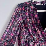 Soft Surroundings Castile Black Floral Tiered Tunic Dress Size XS Photo 5