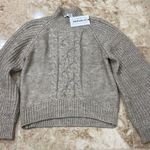 FOR THE REPUBLIC Beige Chunky Turtleneck  Sweater. Size XS. NWT Photo 0