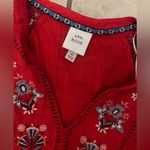Knox Rose COPY - Womens red white blue embroidered  dress Photo 1