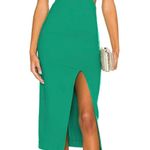 Amazon Green Cut Out Dress Photo 0