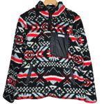 Columbia Women's West Bend Quarter Zip Fleece Pullover Jacket L Western Print Photo 0
