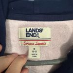 Lands' End Lands’ End Long Sleeve Serious Sweats Button Hoodie Women’s Size Medium 10 - 12 Photo 4