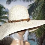 ALDO  gorgeous natural straw wide brim sun hat!! Photo 1