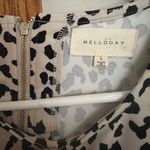MELLODAY NWOT!  Black and White Leopard Print Blouse Photo 2