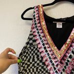 Mara Hoffman  sequins black and white chiffon maxi Flowy dress Photo 5