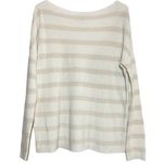 Tommy Bahama  Sweater Boat Neck Pullover Striped Ribbed Hem Striped Cream S Photo 0