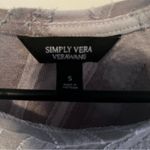 Simply Vera Wang grey dressy t shirt Gray Photo 1