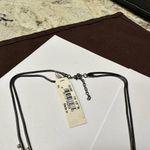 Monet  Rhinestone Gunmetal Adjustable Length Double Strand Station Necklace NWT Photo 4