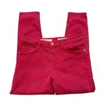 Pilcro and the Letterpress Anthropologie Mid Rise Skinny Stet Pink Jeans, Sz 32 Photo 6