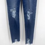 Madewell Women's Skinny Jeans Distressed High Rise Raw Hem Ankle Length Size 24 Photo 3
