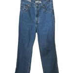 Levi's Levi’s Premium Denim Medium Wash Math Club Flare Trendy Size 26x29 Blue Jeans. Photo 0