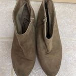 Blue Suede Ankle Booties Gray Size 9 Photo 2