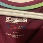 Scrub Star Women’s Size Small Wine Color Scrub Top NWOT Photo 1