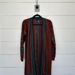 Tey Art Women’s Small Alpaca Blend Long Duster Cardigan Sweater Photo 1