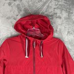Tommy Hilfiger  Jacket Womens Small Red Windbreaker Preppy‎ Nautical Streetwear Photo 4