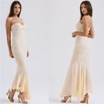 House Of CB House‎ of CB 'Felicia' Vanilla Chiffron & Lace Gown NWOT size S Photo 5