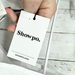 Showpo  Dress Women Sz 8 Sula Balloon Sleeve Mini White Bride NWT Off Shoulder Photo 2