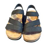 Skechers Womens Size 7 Lifted Comfort Black Slingback Sandals Hook Loop Beach Photo 2